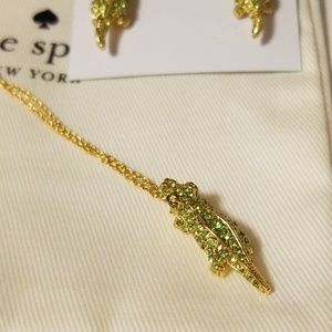 kate spade Jewelry - Kate Spade Swamped Alligator Necklace & Earrings kate spade Jewelry - Kate Spade Swamped Alligator Necklace & Earrings